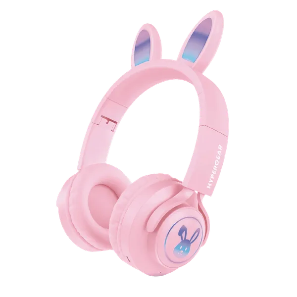 Audífonos Inalámbricos para Niños HyperGear Bunny Tracks con Luz Leds
